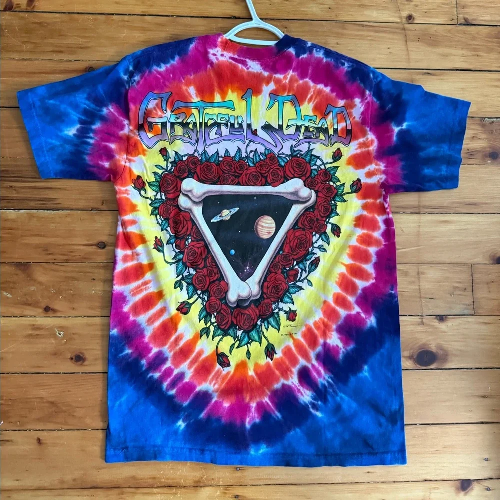 Grateful Dead - Bay Area Beloved Tie Dye T-Shirt Size Medium Liquid Blue 🔥 - Picture 4 of 7